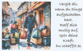 (DSMK1230) DenkAnStoß 30 "Raff‘ dich auf, pack die Dinge an. Du schaffst es"