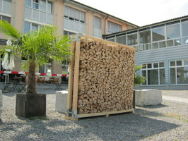 Lagerrahmen für Brennholz