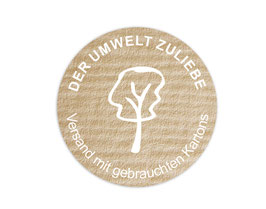 Verpackungsetiketten - rund | Der Umwelt zuliebe - Baum