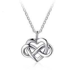 Halskette Herz mit Infinity