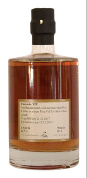 WHISKY "THORNEKE XIX" Buchenrauch-Gerstenmalz 8-Jährig