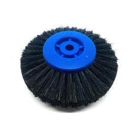 Utg Spazzola in Setola Nera Extra Forte a 6 Ranghi Convergenti con Fusto in Plastica - 80x20x6 - Made in Italy