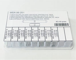 Horotec MSA99.251 - Coppiglie e Tubi con Tacca Centrale, L 10-18mm