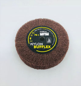 Bufflex Nylon Spazzola in Ossido di Alluminio per Satinare a Grana Variabile - 110x25x6