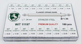 Assortimento Anse a Molla Ø1.30 - L7-24mm