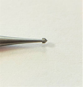 Meisinger Fresa in Acciaio Conica con Gambo Ø2.35mm - Varie Misure