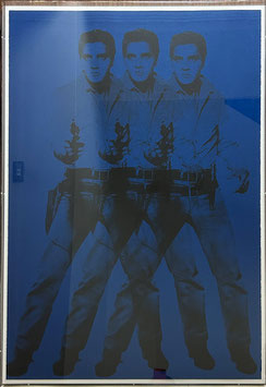 ドナルド・シェリダン / DONALD SHERIDAN “ TRIPLE ELVIS_BLUE (HOMMAGE  TO ANDY WARHOL) ”