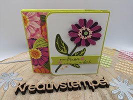 Workshop To Go Pocket Mini Album Zauberhafte Zinnien