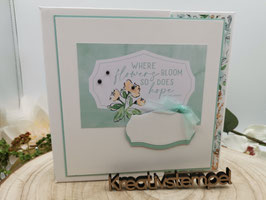 Workshop to Go Minialbum Von Hand gemalt