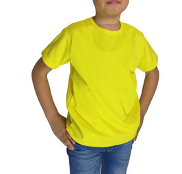 Playera Dry Fit Colores Cuello Redondo Infantil Mayoreo