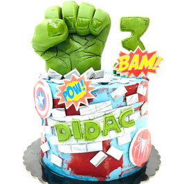 Tarta "Layercake Hulk mod.1"