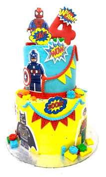 Tarta "LEGO SUPER HEROE"