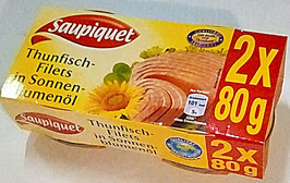 Art. 1425 Saupiquet Thunfischfilet in Sonnenblumenöl 2 x 80g...