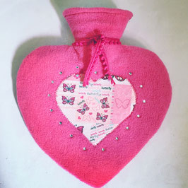 Wärmflasche klein - Pink Heart