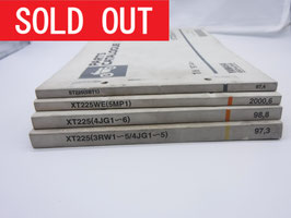 "SOLD OUT"YAMAHA 中古 パーツカタログ ST225 XT225W XT225WE