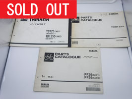 "SOLD OUT"YAMAHA 中古 パーツカタログ YD125 YD125S YW100T PAS(PF26)