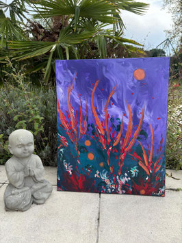 Sans titre 30 — Peinture originale abstraite acrylique 61×50 cm