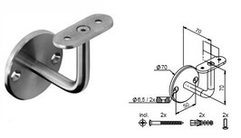 Wandhandlaufträger HLTW-1048 flach