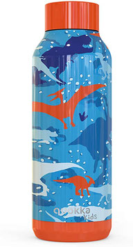 Botella Tèrmica Quokka Kids “DINOS” // 510 ml. Acer Inox.