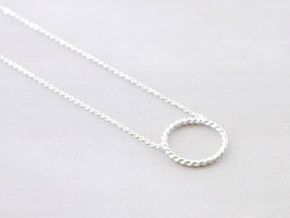 OLIVIA TWIST Silver Necklace