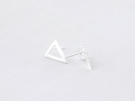 FRIENDSHIP JUST A TRIANGLE Ohrstecker Silver