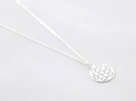 LIL' FLOWER OF LIFE Silver Necklace