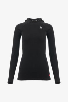 アクリマ　WARMWOOL HOOD SWEATER V2 Womens / Jet Black / M