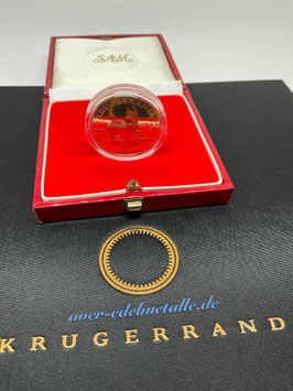 Krügerrand 2004, 1 oz Gold Proof in original roter SA Mint Box