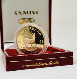 KRÜGERRAND 1996, 1 oz GOLD Proof (Polierte Platte)