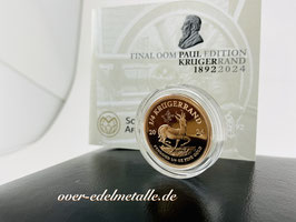 Krügerrand 2024, 1/4 oz Gold, FINAL OOM PAUL EDITION