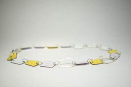NECKLACE ROSE WHITE YELLOW