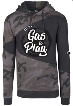 Hoodie Man Dark Camo - Gas To Play -