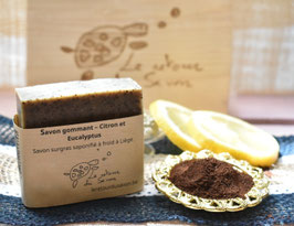 Savon gommant HE citron et eucalyptus - Surgras 8%