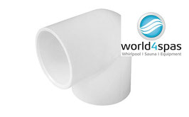 Imperial Size PVC Muffe Elbow - 90 Grad, Fitting / Leitungsteil für Whirlpools & Swimspas - verschiedene Größen