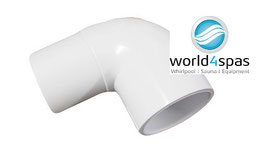 Imperial Size PVC Muffe Elbow mit Einschub - 90 Grad, Fitting / Leitungsteil für Whirlpools & Swimspas - verschiedene Größen