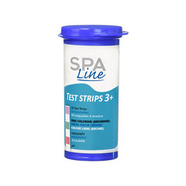SpaLine Whirlpoolteststreifen 3+ für Chlor und/oder Brom