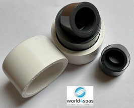 Imperial Size PVC Reduziereinschübe - Reducer bushings, Fitting / Leitungsteil für Whirlpools & Swimspas - verschiedene Größen