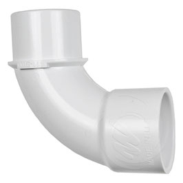 Imperial Size PVC Muffe Elbow mit Einschub - 90 Grad WEIT, Fitting / Leitungsteil für Whirlpools & Swimspas - verschiedene Größen