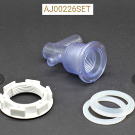 Jetbody / Jetgehäuse komplett, für Wellis Jet 2" transparent (AJ00226 für AJ00214)