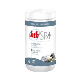 HTH Spa Brom Tabletten für Whirlpools -  20g langsam lösliche Tabletten