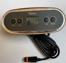 Wellis Whirlpool Bedienfeld - Myline & Camargue ab BJ2017 (1P oder 2P)- Gecko in k361 Display für Wellis (ACM0759 + ACM0760)