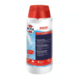 HTH Spa Schockchlor Granulat 2Kg, anorganisch für Whirlpools & Swimspas (HTH Chlor rot)
