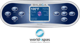 Wellis Balboa TP800 Topside Control - Bedienfeld
