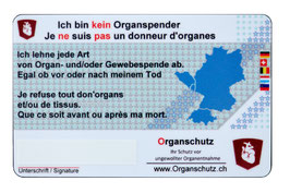 Organschutz Ausweis Deutsch-Französisch