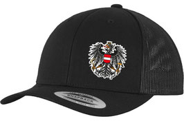 Steirer Vintage Trucker KAPPE mit Druck Österreich Wappen