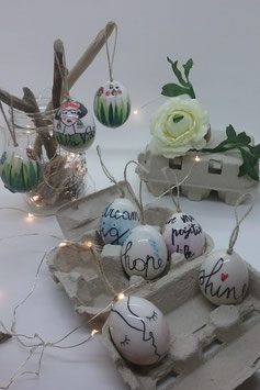 Uovo, decorazione per il tuo albero pasquale.