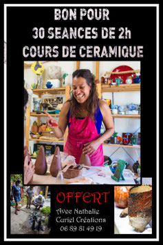 Cours de céramique, 30 séances