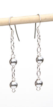 Boucles d'oreilles double longue