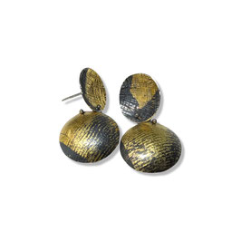 PENDIENTES PLATA Y ORO PURO