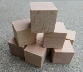 Holzwürfel (25x25x25 mm)